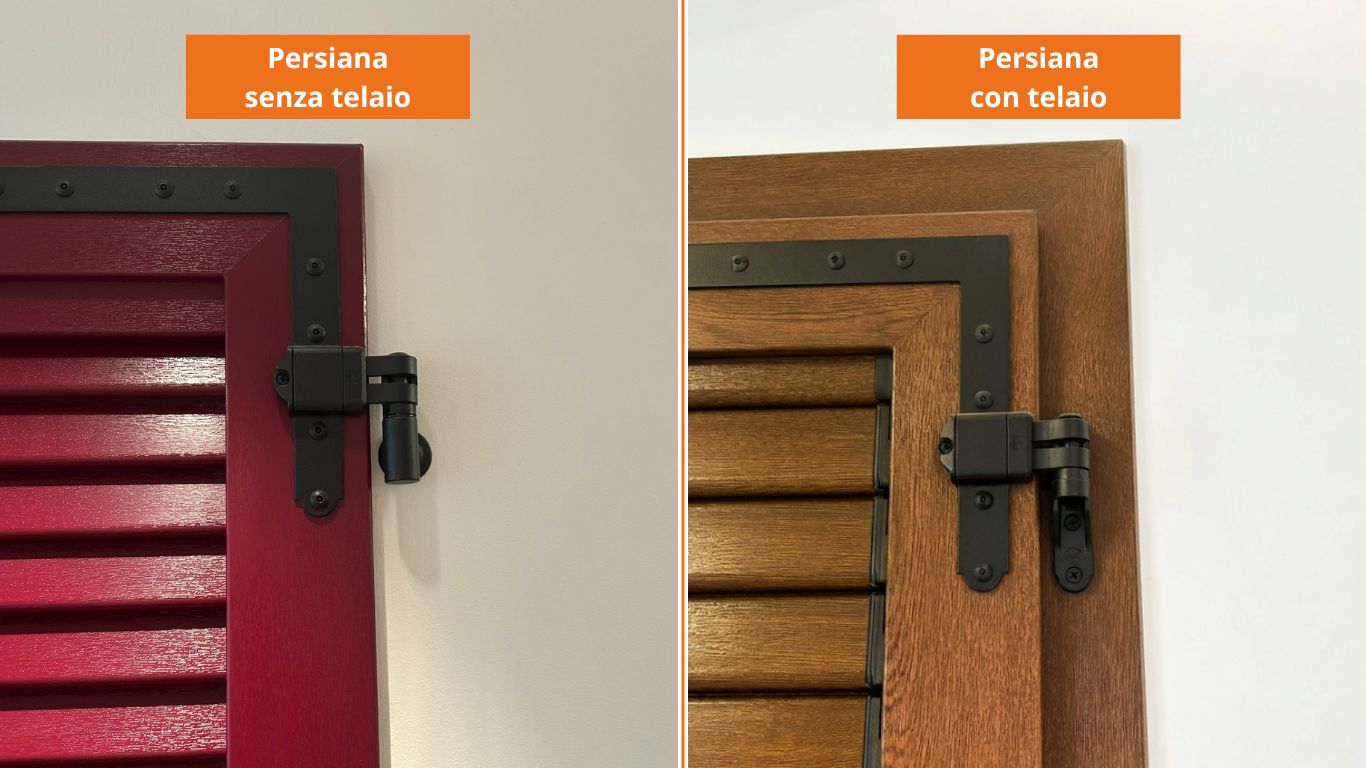 Persiana con e senza telaio